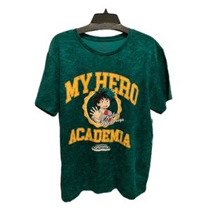 Crunchyroll My Hero Academia Izuku Midoriya men’s shorts sleeve Tee